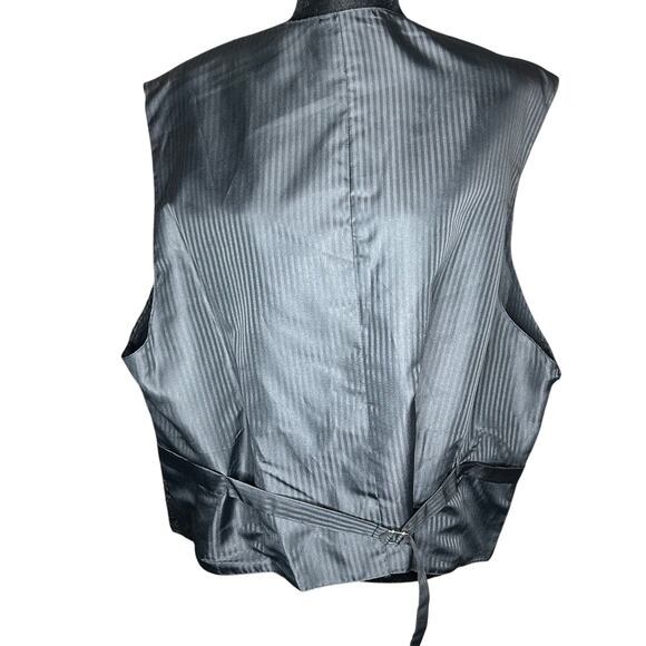 Scully Men's Range wear gray paisley and black western vest size xxl - Picture 4 of 7